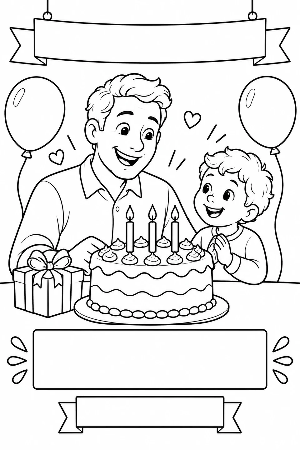 Dad's birthday cake