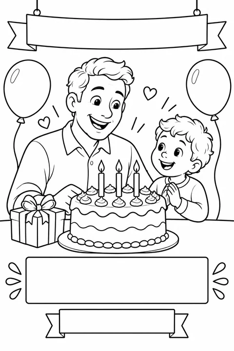 Dad's birthday cake