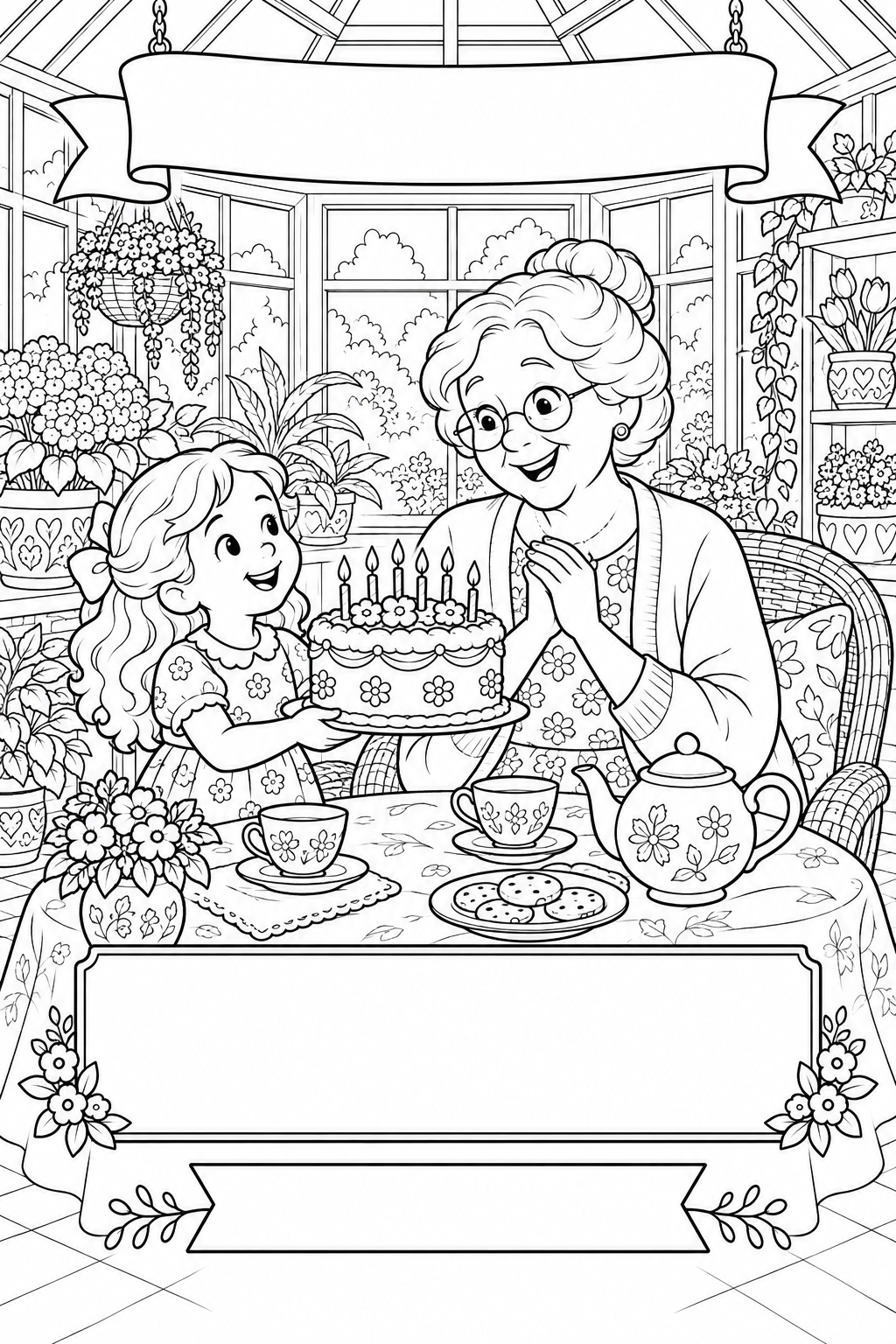 Grandma's birthday tea