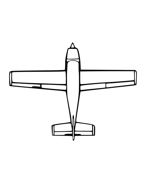 Airplane Seen from Above
