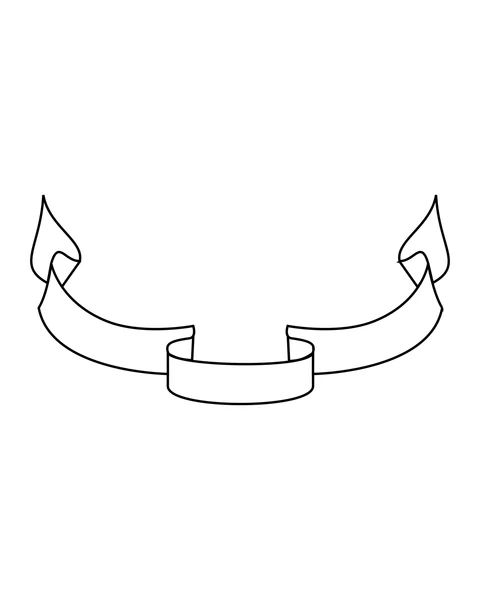 Curved Ribbon Banner
