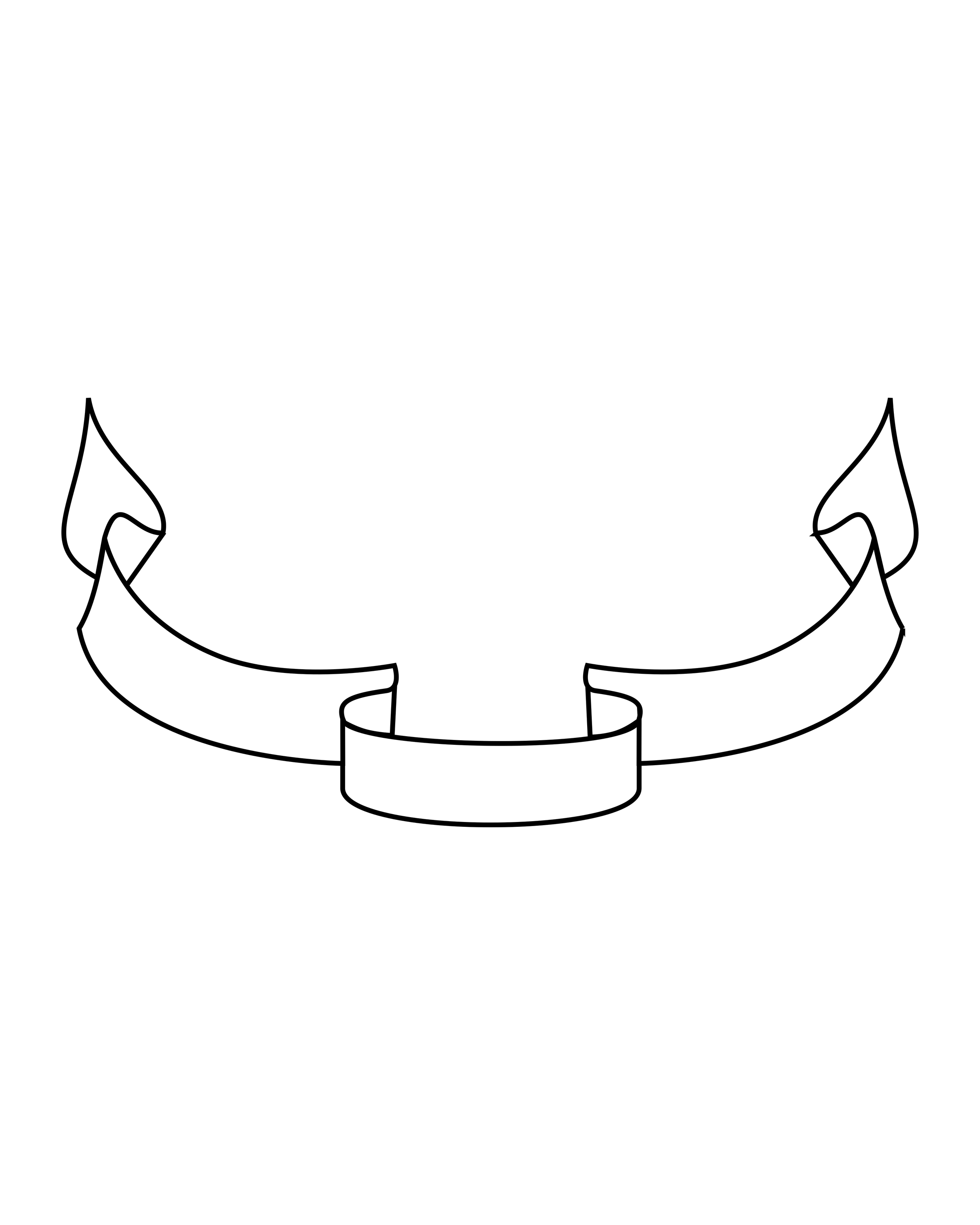 Curved Ribbon Banner