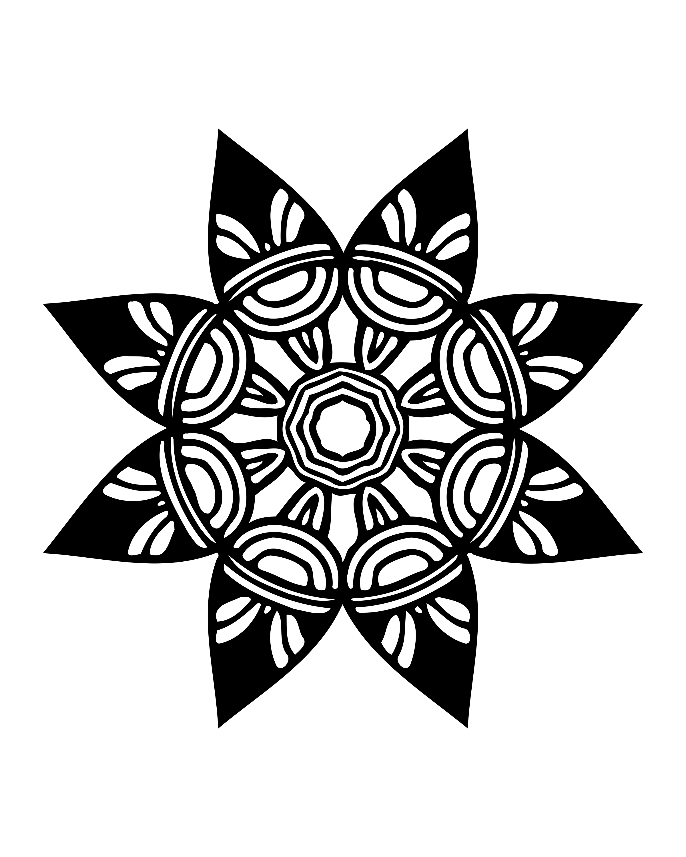 Layered Star Flower