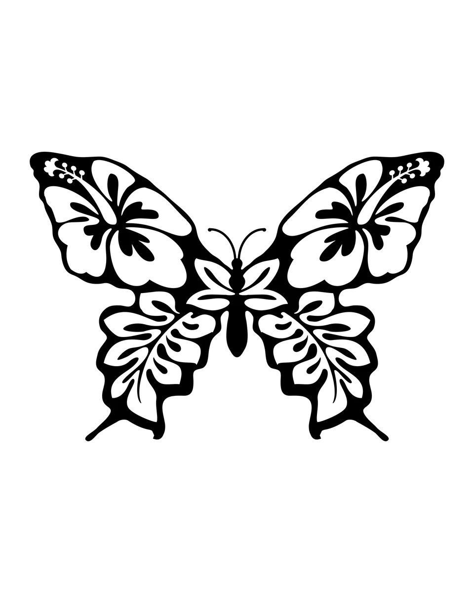 Dekorativer Schmetterling
