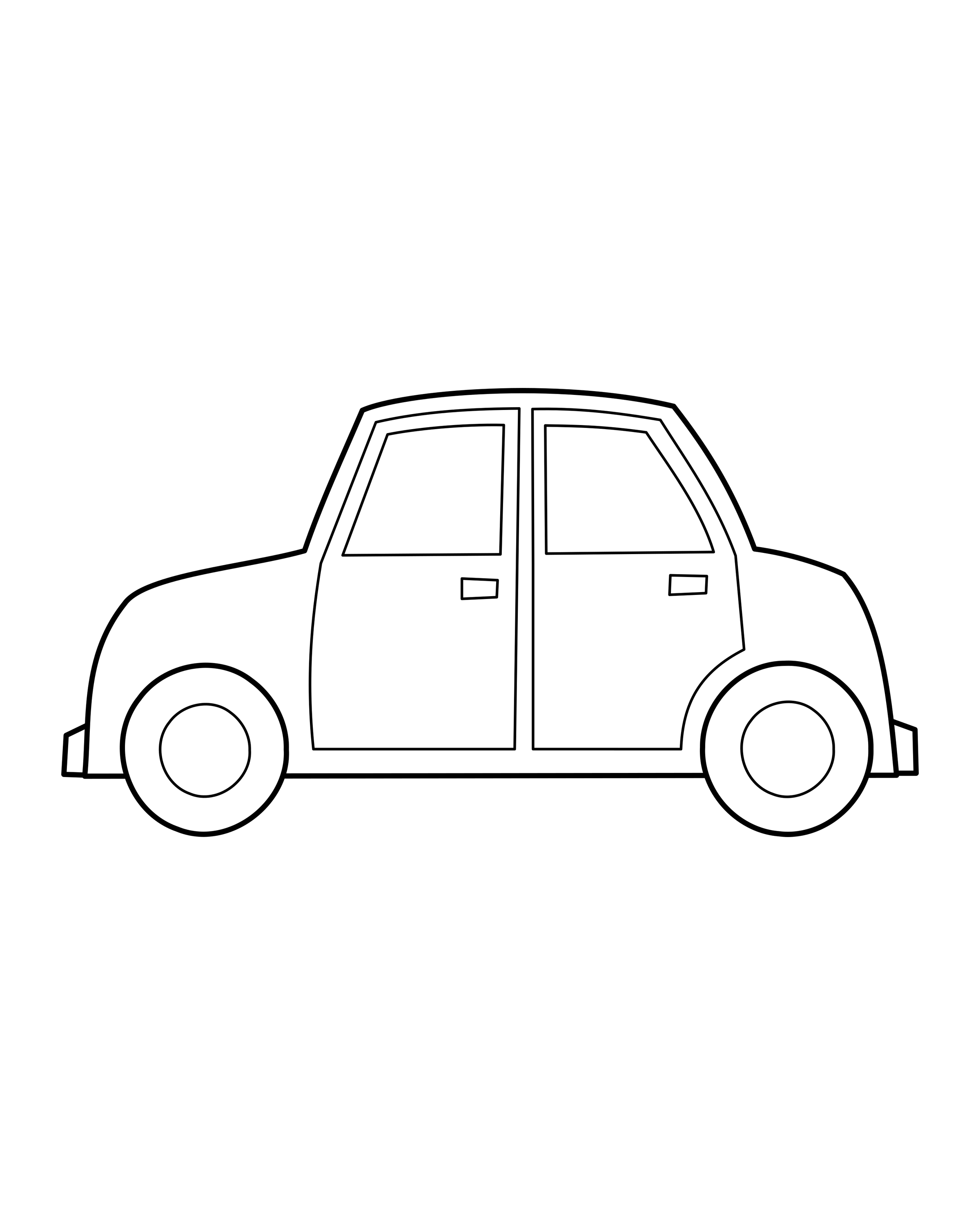 Kleine ronde auto