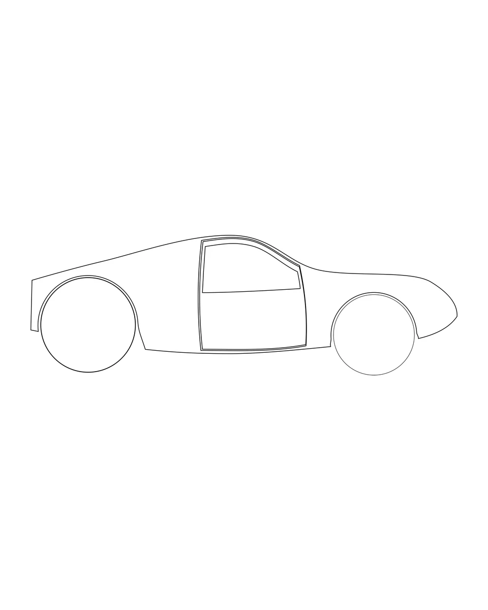 Sports Car Side View