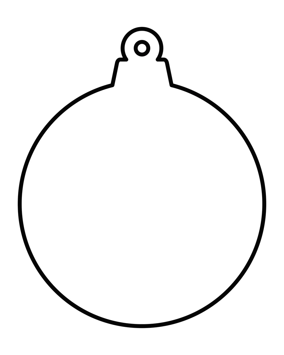 Round Christmas Ornament