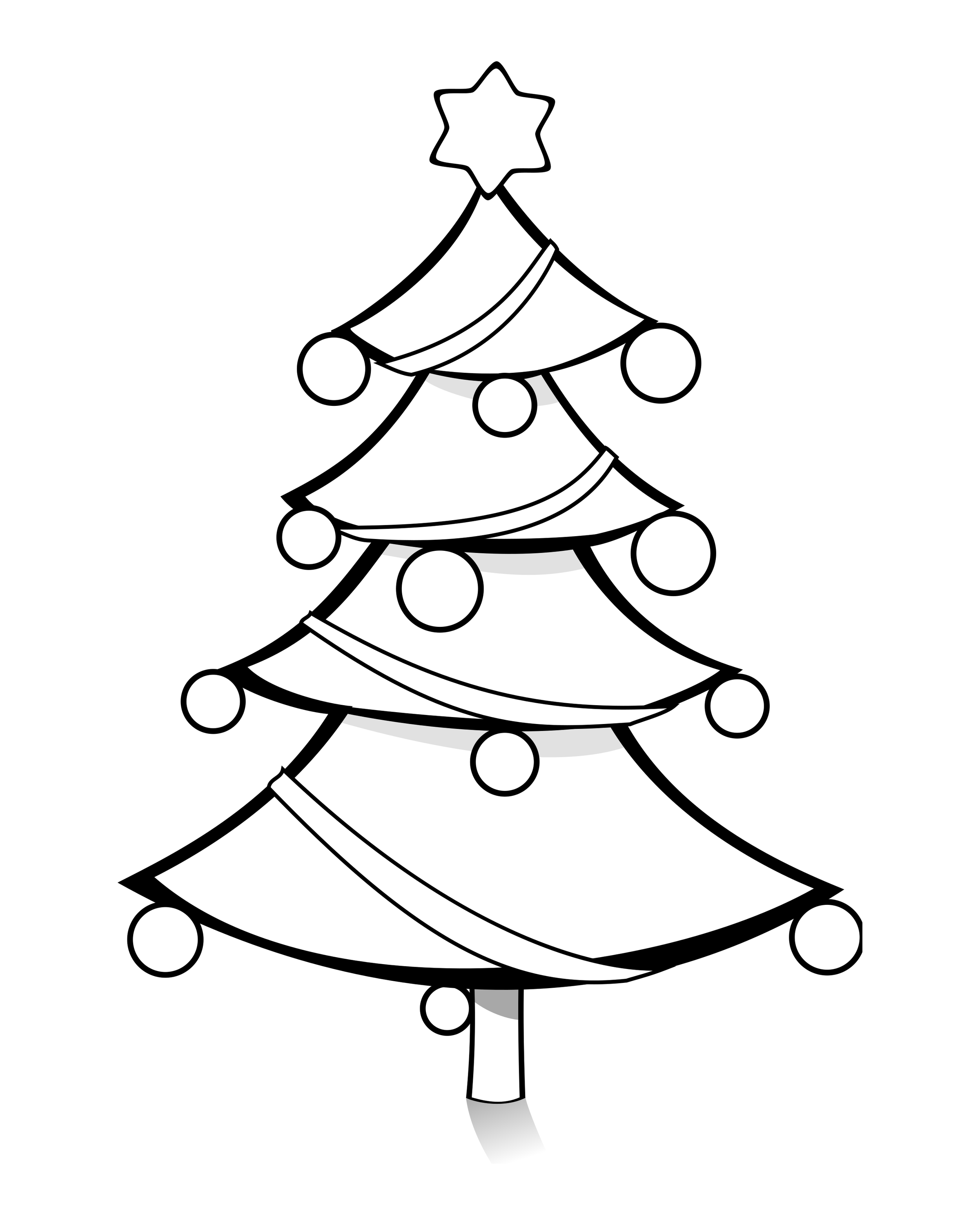Christmas Tree with Garlands