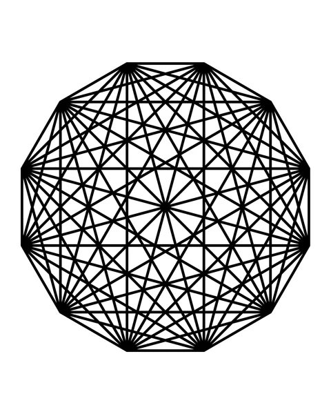 幾何学模様の網