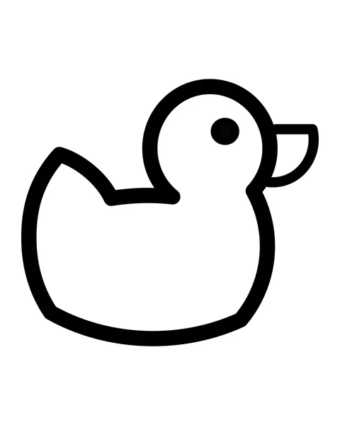 Rubber Duck Outline