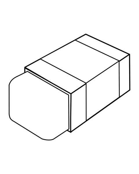 Eraser in a Paper Sleeve