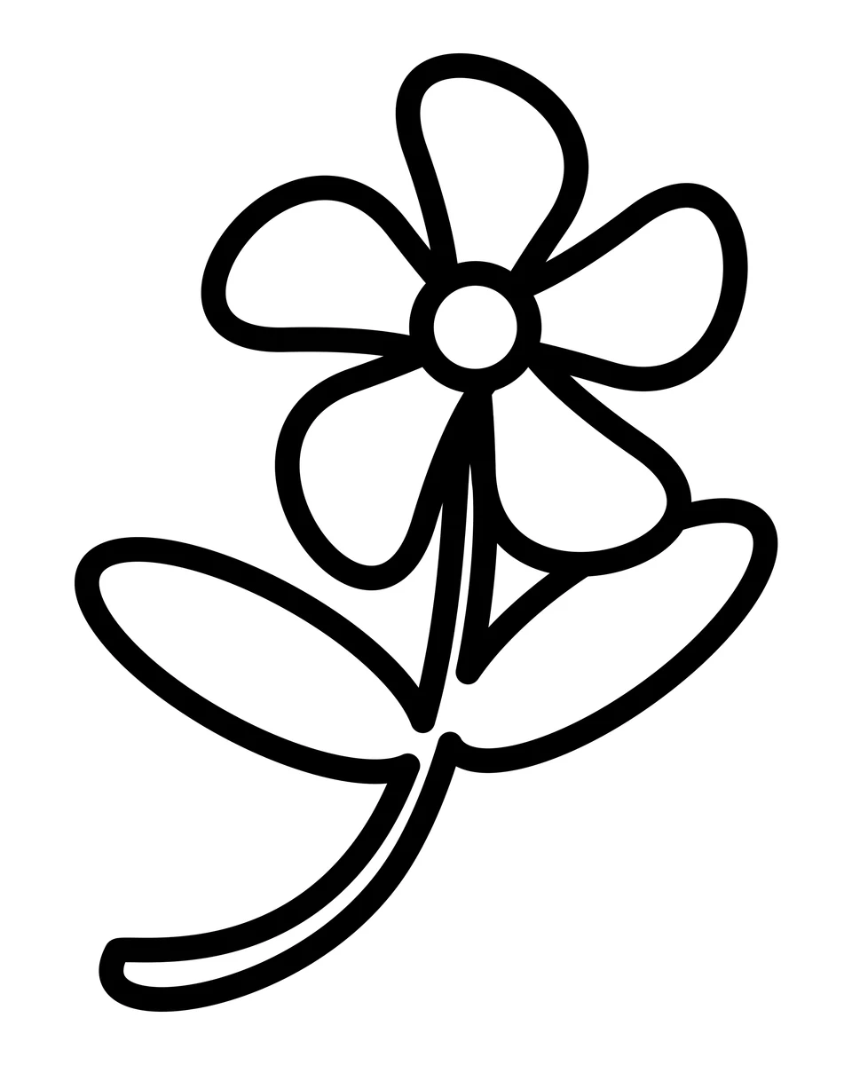꽃잎 다섯 장의 꽃