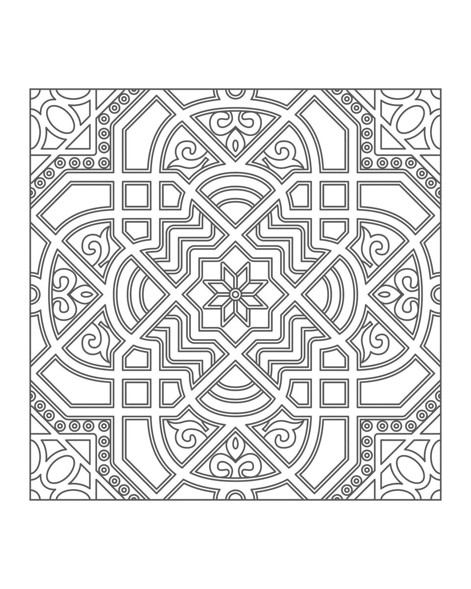Verflochtenes geometrisches Muster