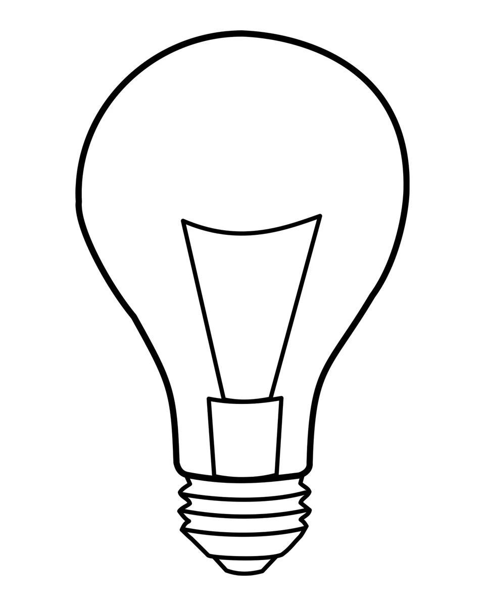 Light Bulb Outline
