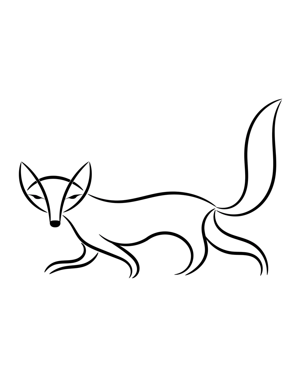 Ruhender Fuchs