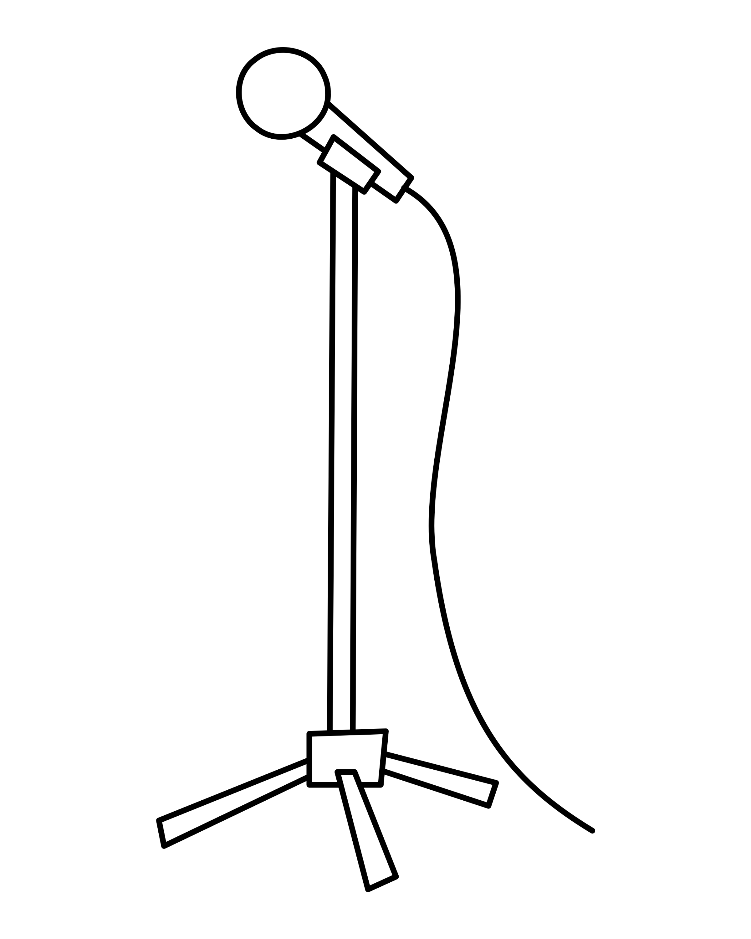 Microphone on a Stand