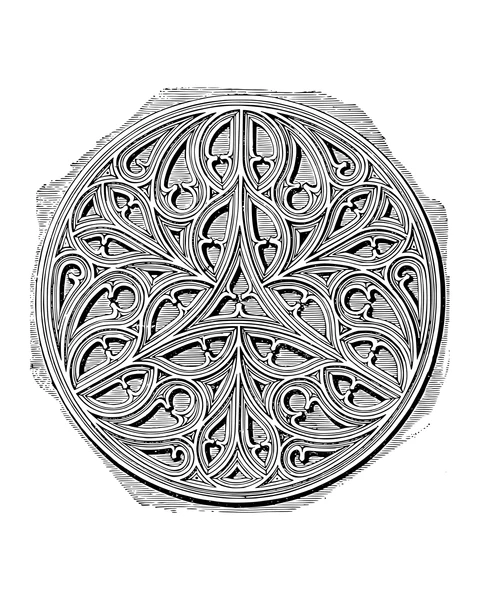 Circular Leaf Ornament