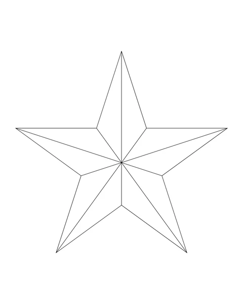 Facettierter Stern