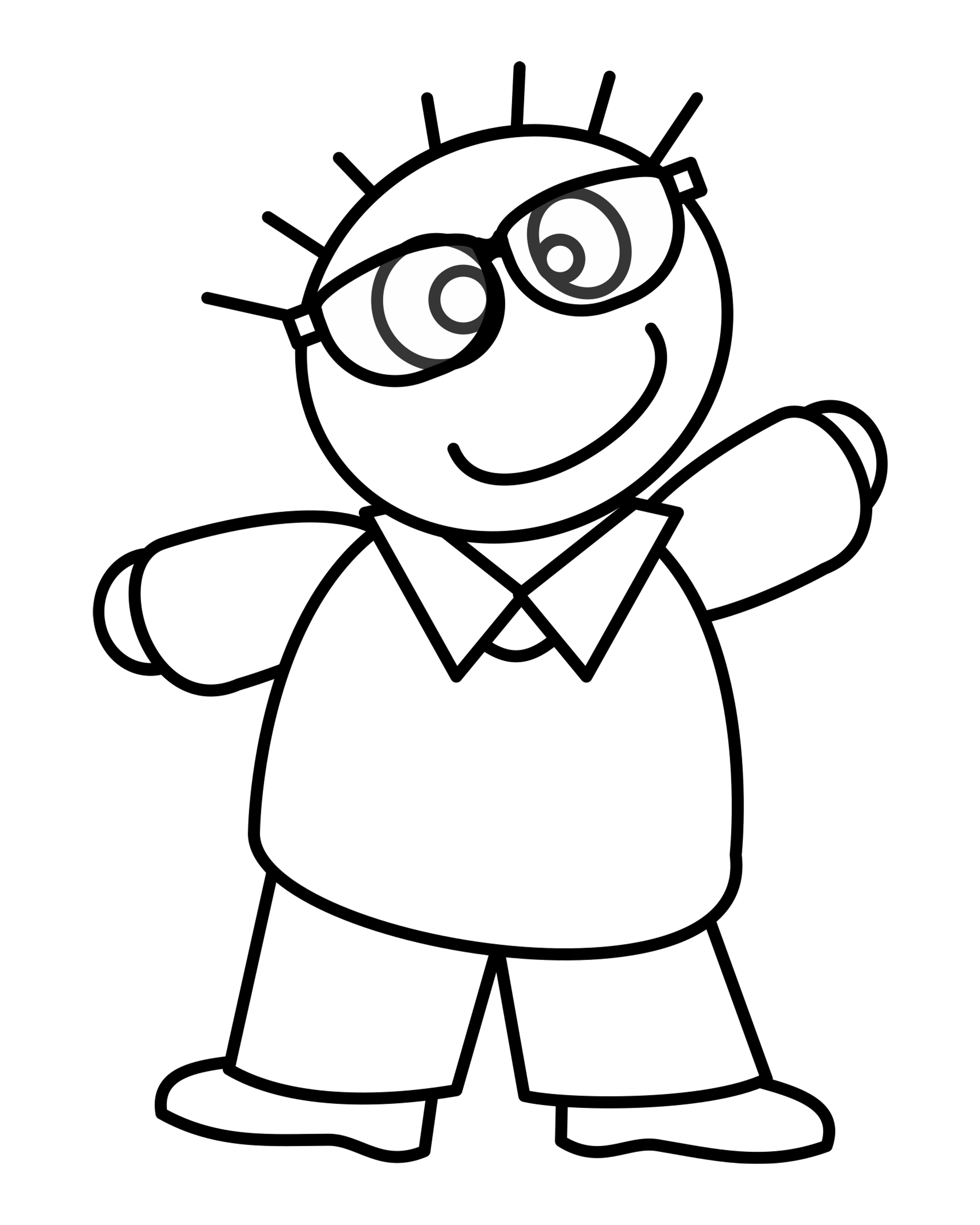 Child Wearing Glasses