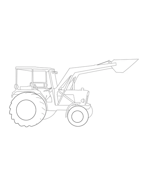Tractor with a Front Loader