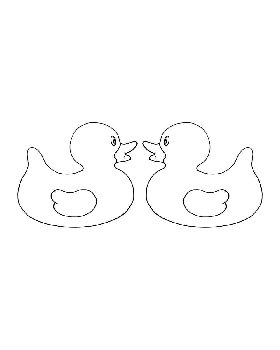 兩隻橡皮鴨