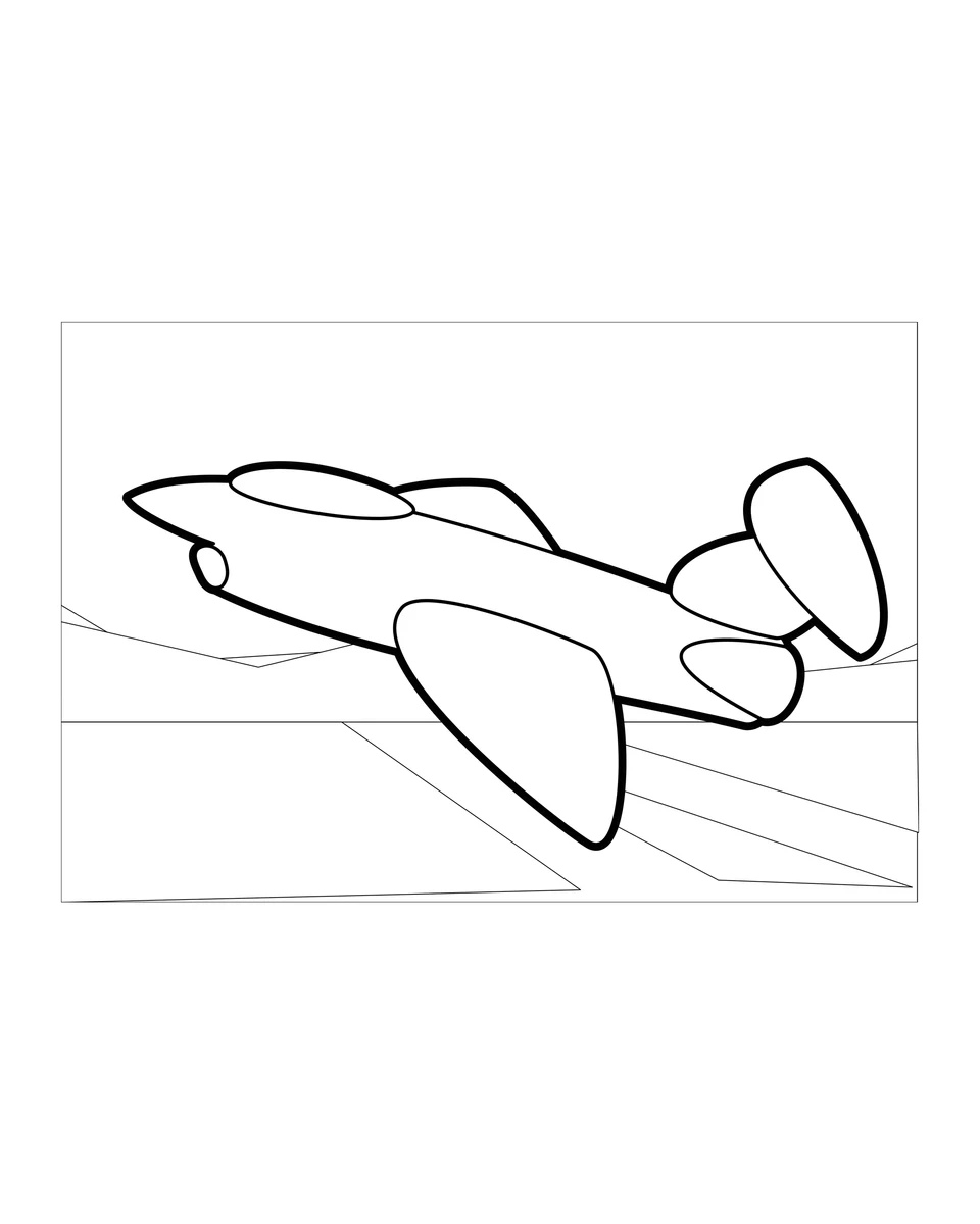Düsenflugzeug auf einer Startbahn