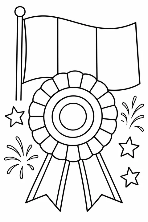 French Festive Rosette