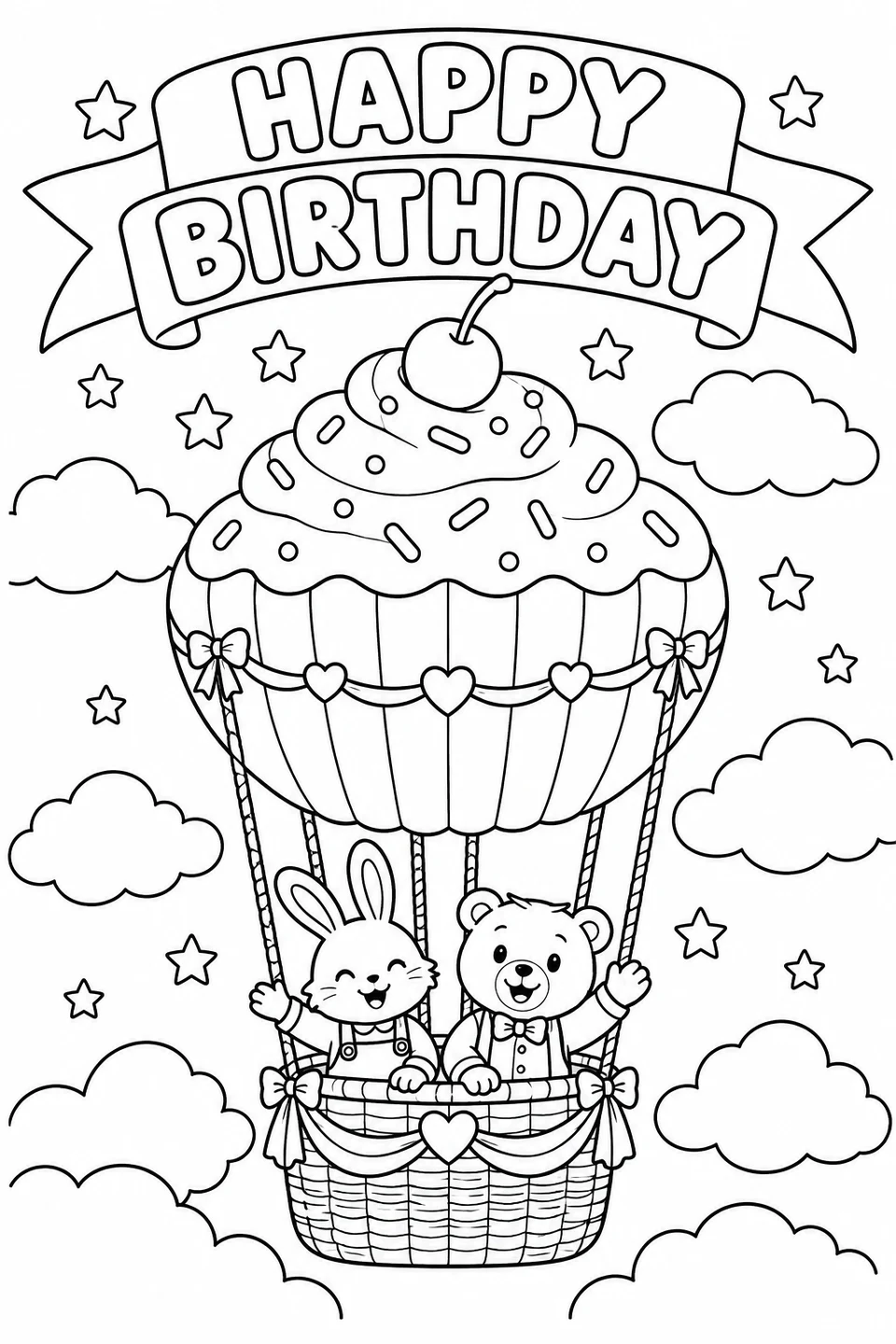 Birthday Cupcake Balloon