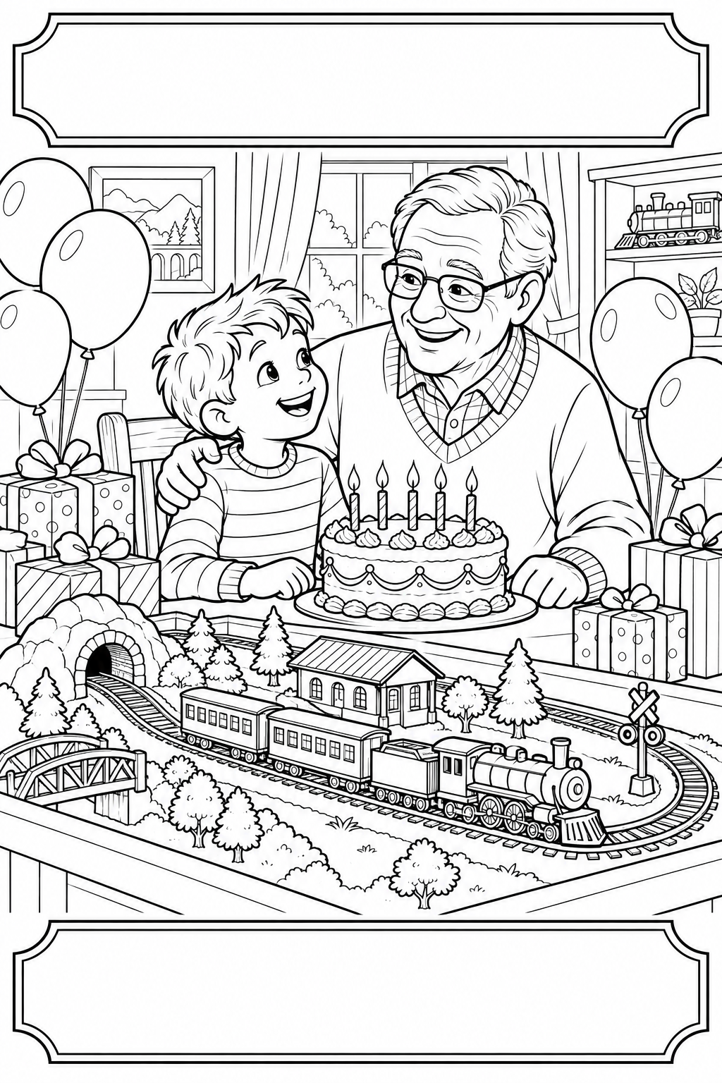鉄道模型とおじいちゃんの誕生日