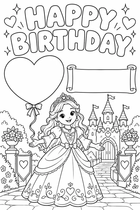 Princess Birthday Castle