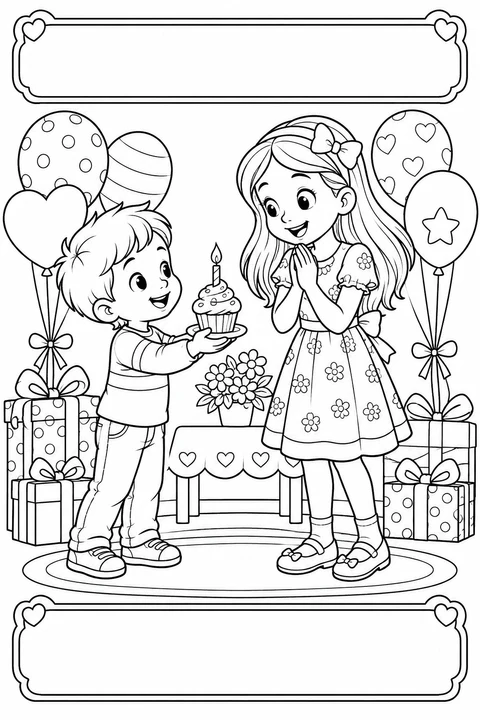 お姉ちゃんの誕生日にカップケーキ