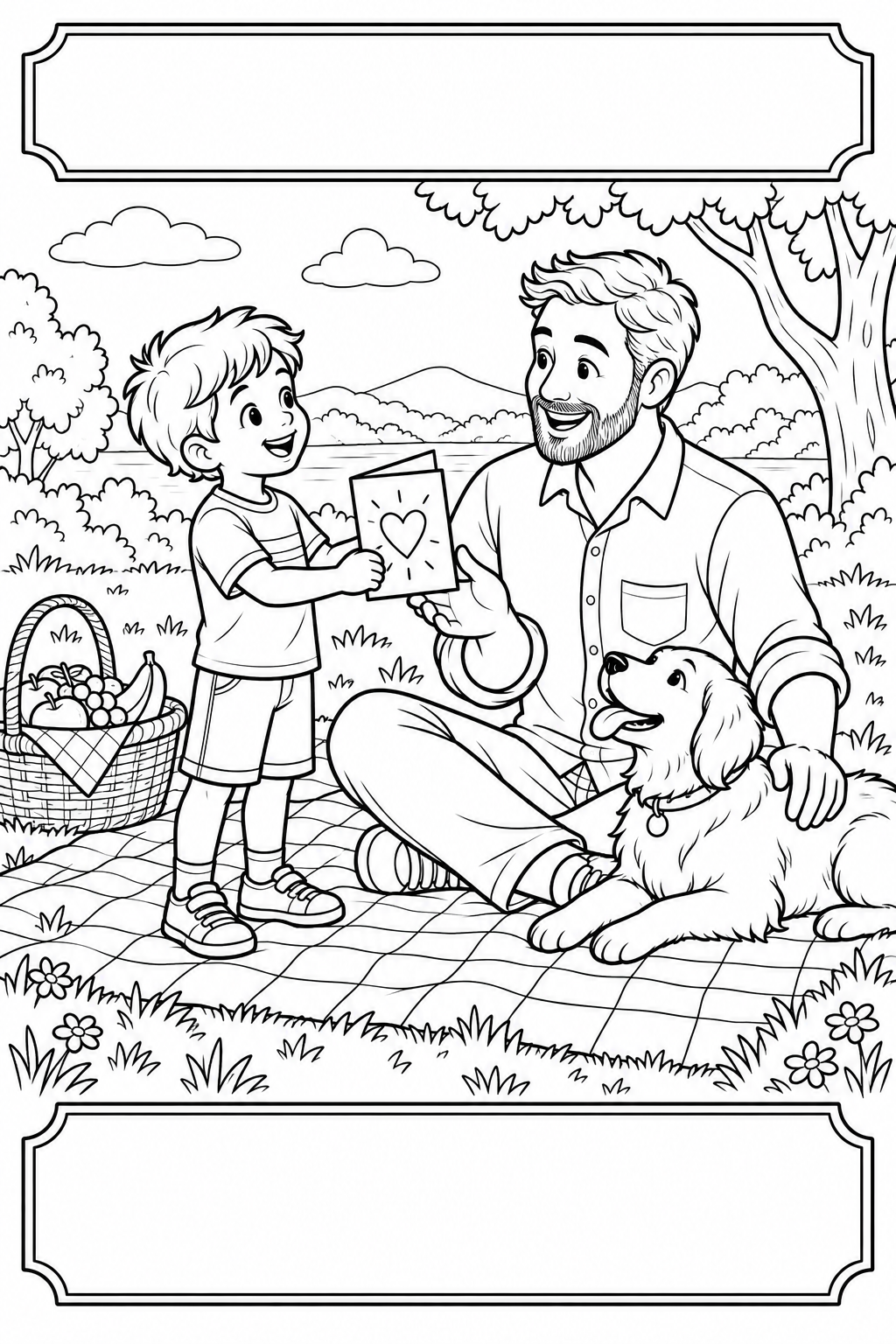 A picnic thank-you for Dad