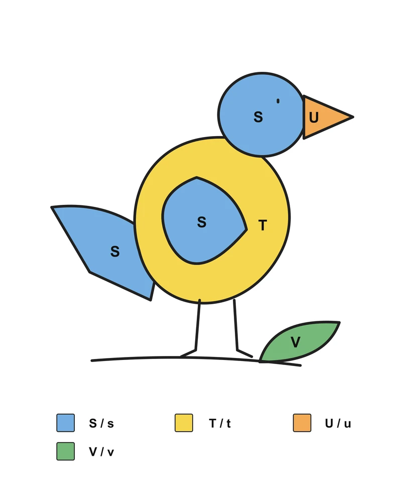 Bird: English Letter Matching — Answer key