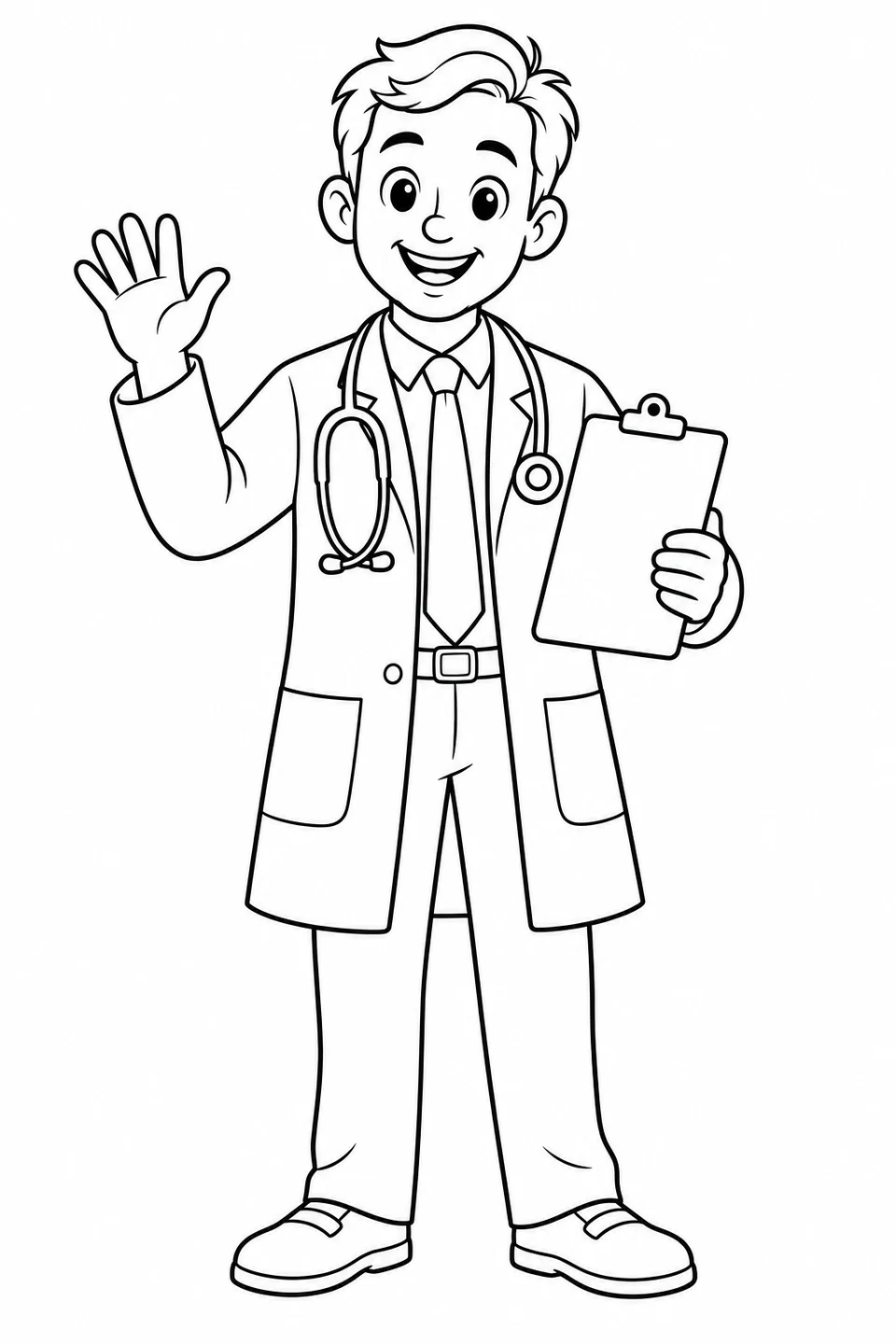 Doctor with a Clipboard