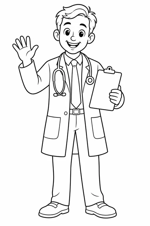 Doctor with a Clipboard