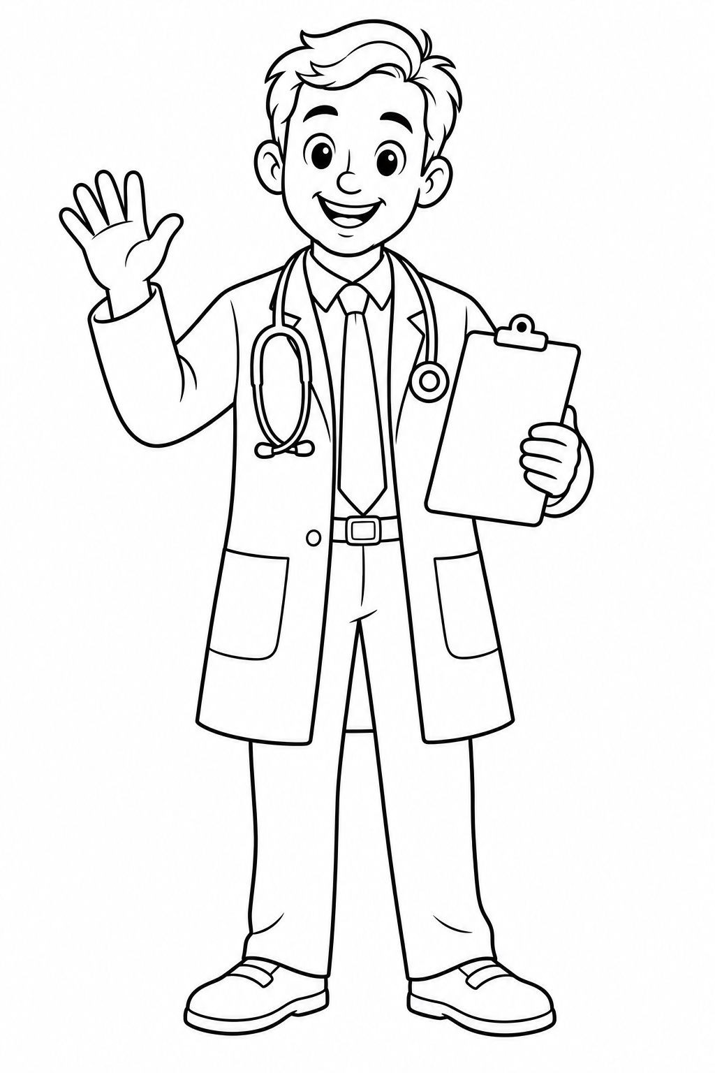 Doctor with a Clipboard
