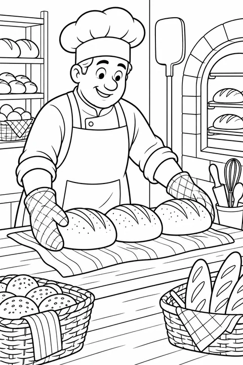 A Baker at Work