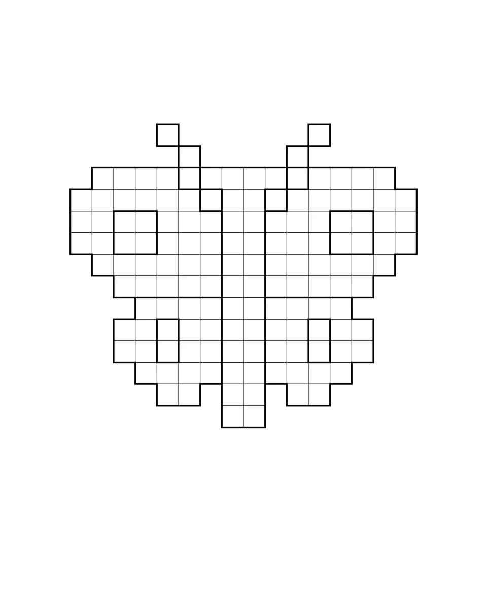 A butterfly with antennae and patterned wings.