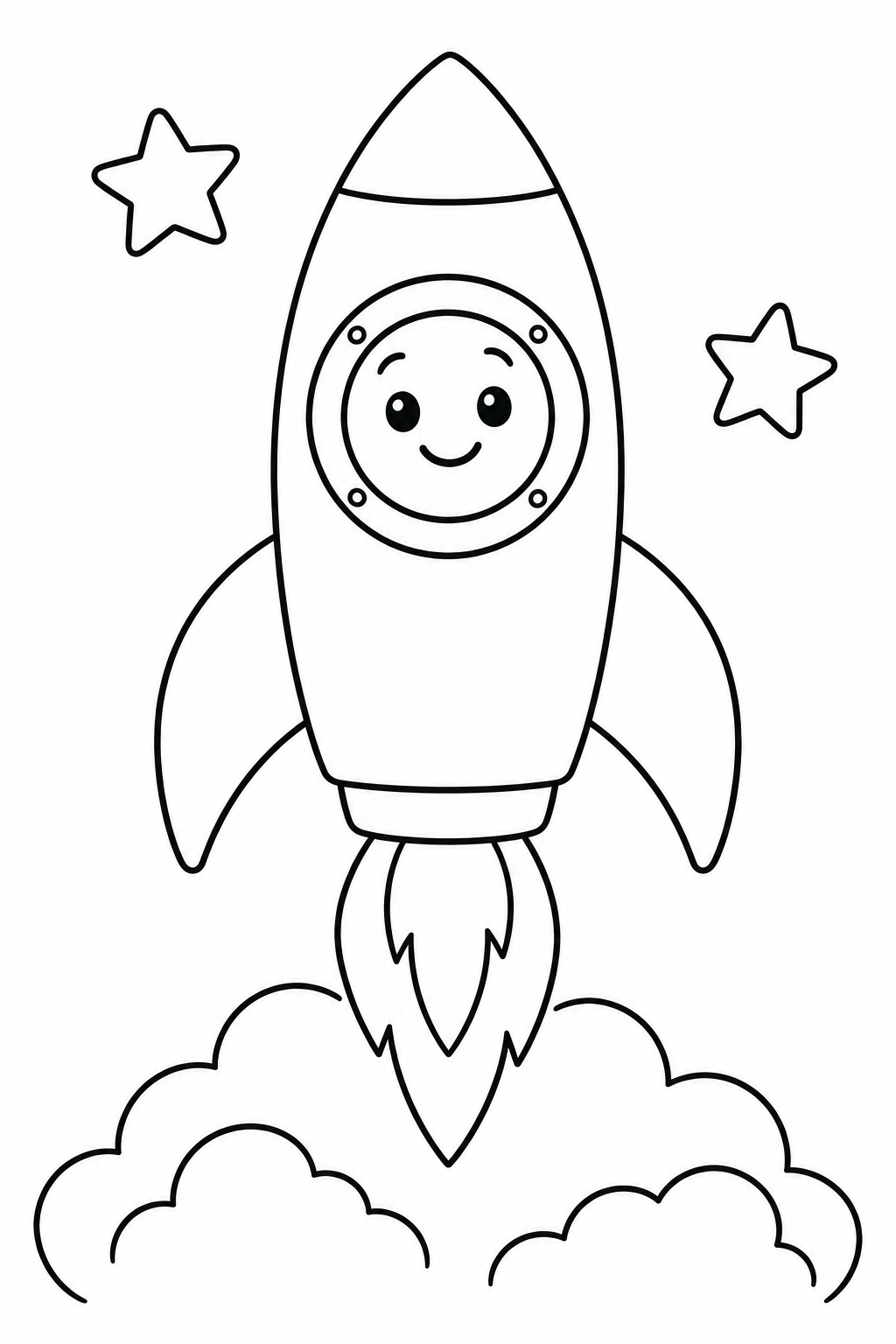 A rocket lifts off above a billowing cloud of exhaust.