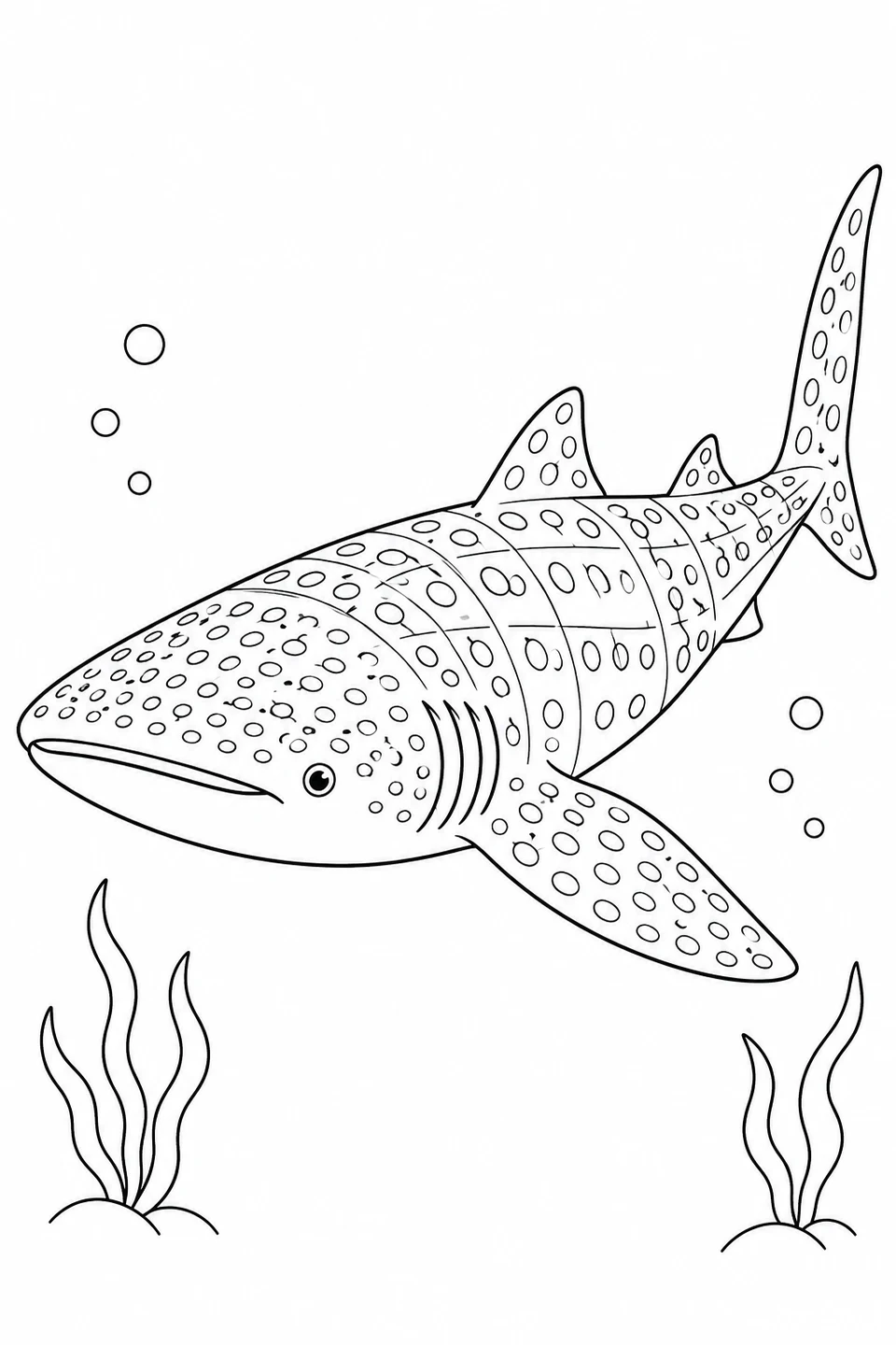 Whale Shark Swimming Calmly