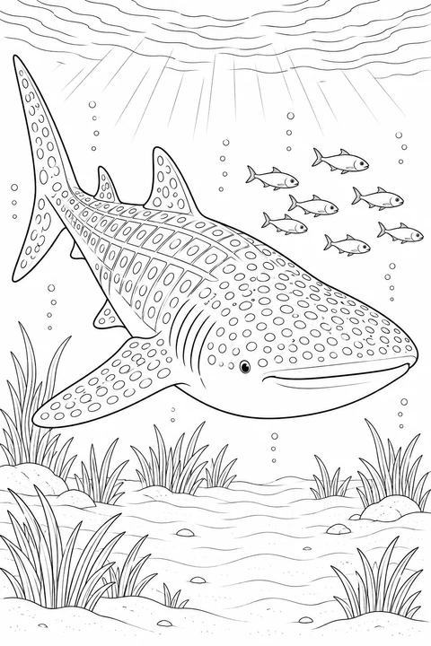 Whale Shark in Sunlit Shallows