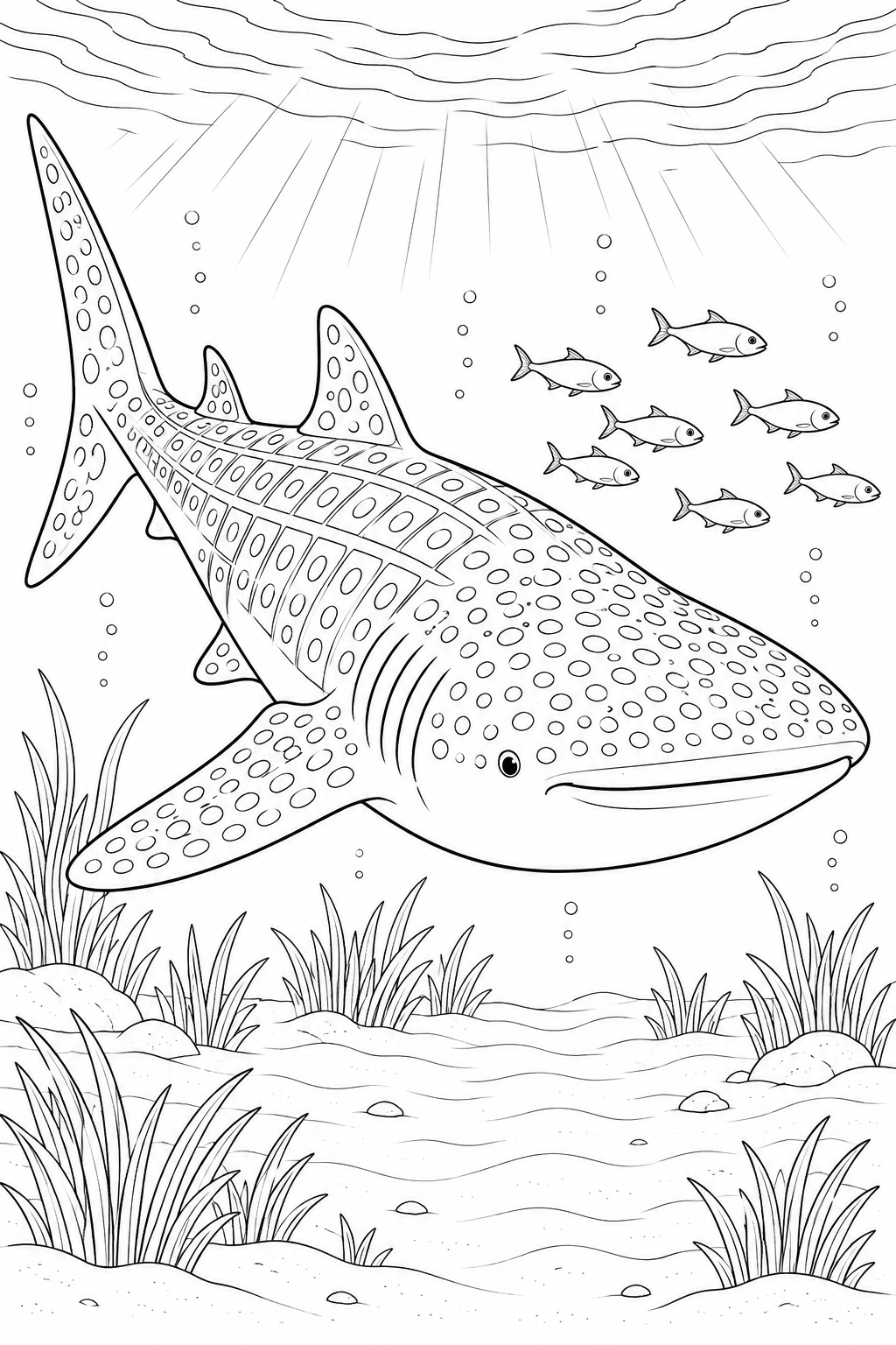 Whale Shark in Sunlit Shallows
