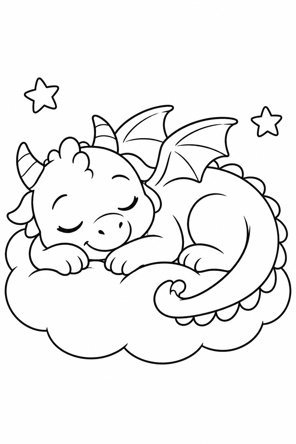 Dragon Napping on a Cloud