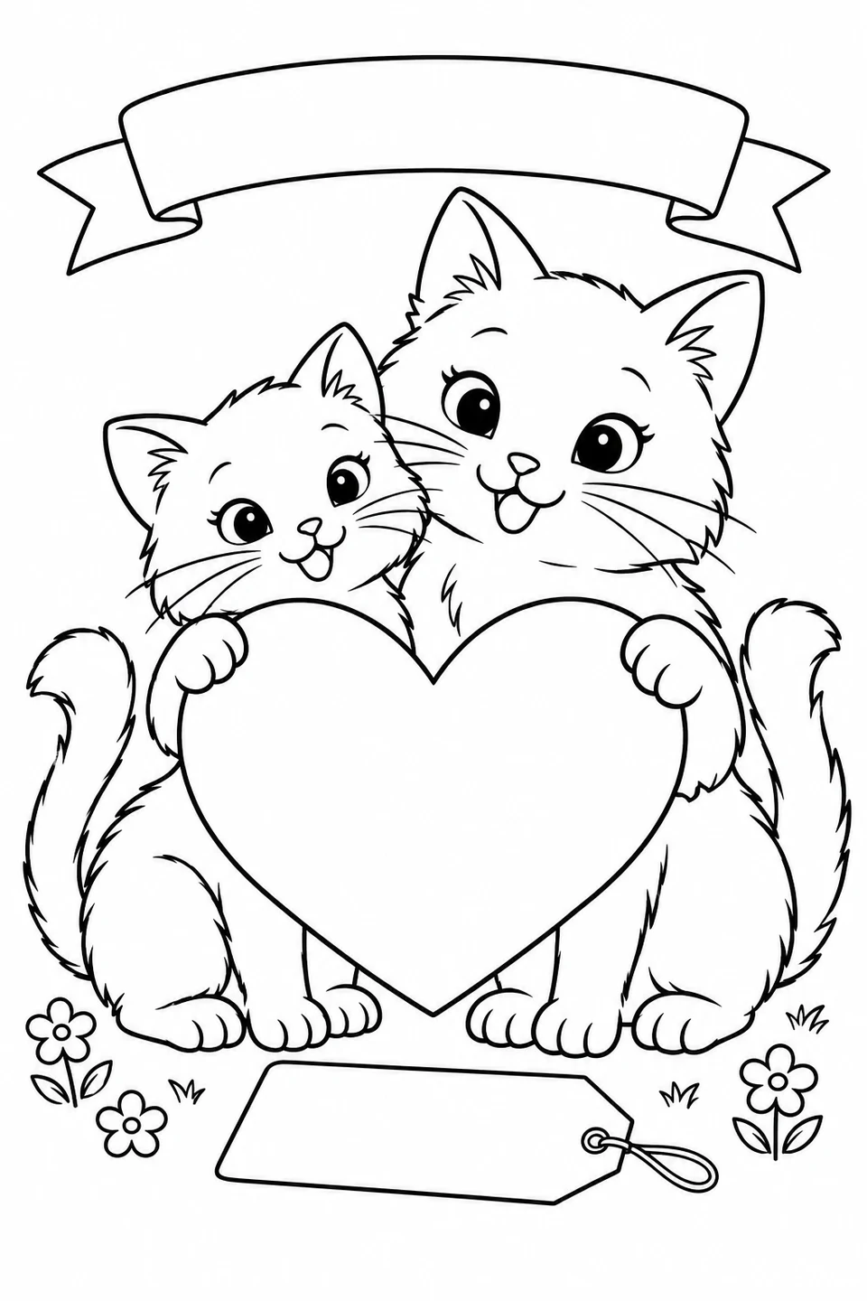 A kitten’s heart for the family