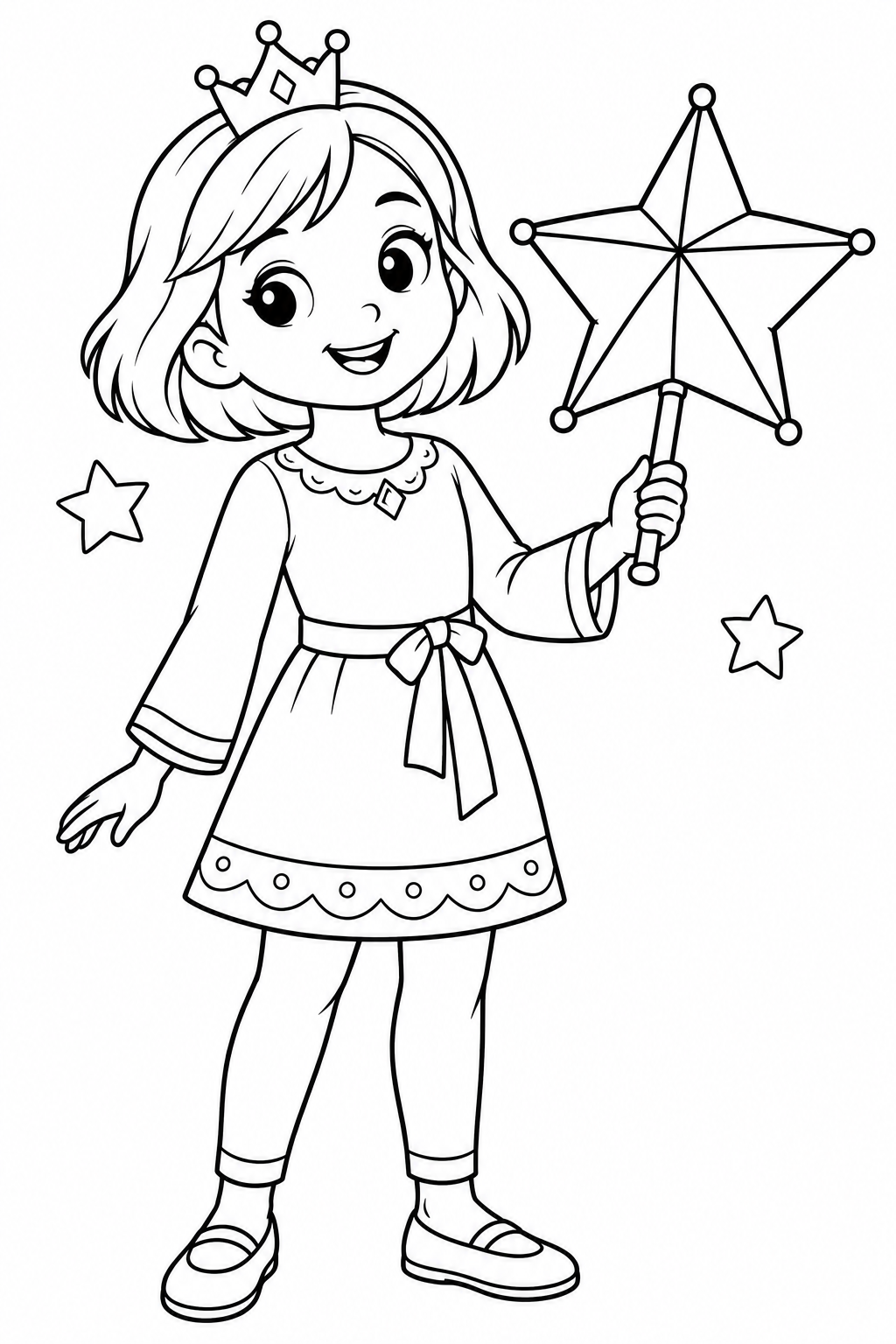 Princess with a Star Lantern