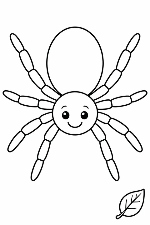 Little Spider and a Leaf