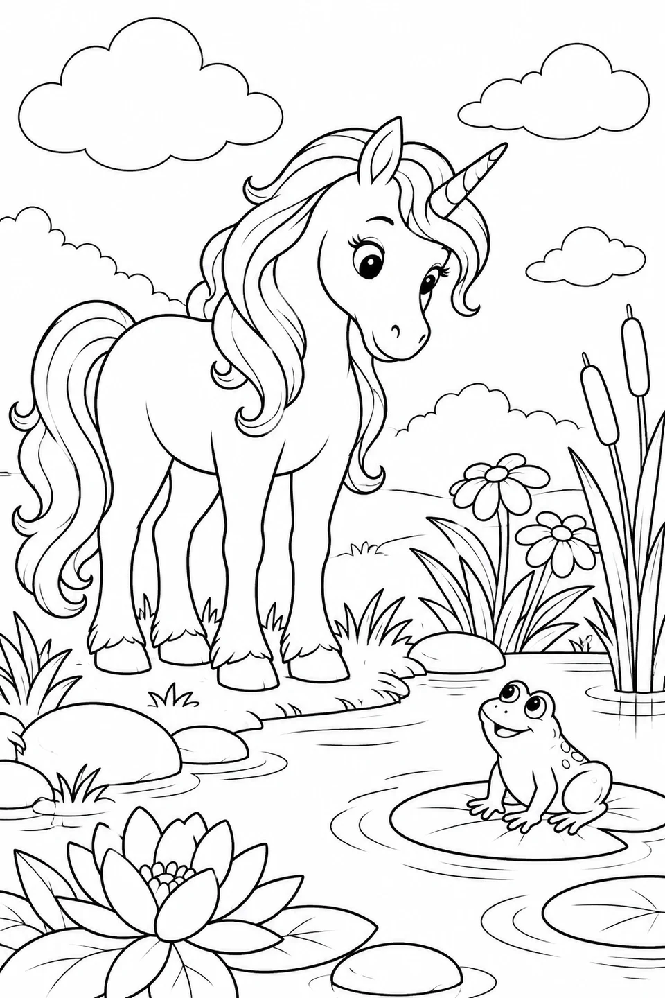 Einhorn trifft Teichfrosch